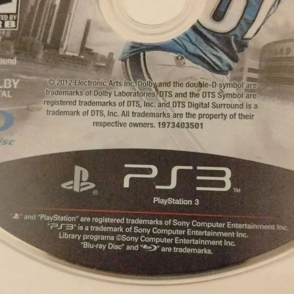 Madden NFL 13 PS3 Game Disc EA Sports Play Station